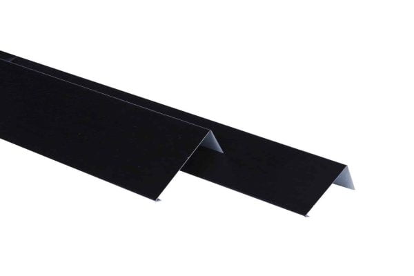 FlexiProof Black Metal Edge Trim — 125mm x 3m