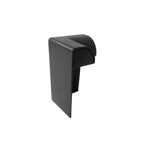 FlexiProof Integra-Trim Cellular Raised Kerb External Corner — Black